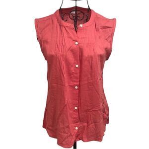 Old Navy Coral sleeveless blouse size XS